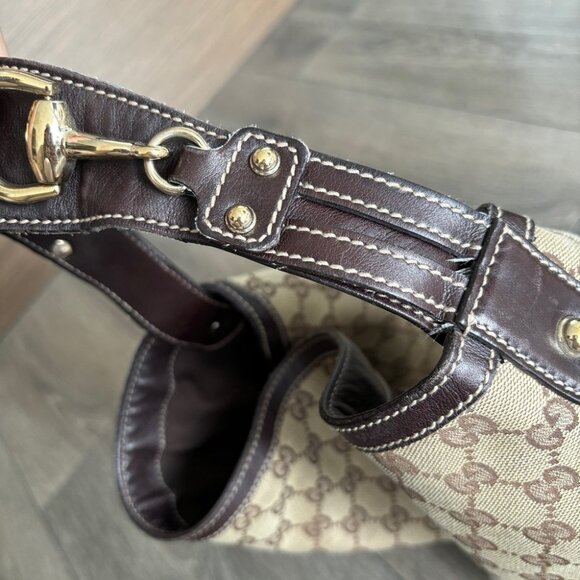 Gucci GG Canvas Wave Large Hobo Bag - Picture 6 of 13